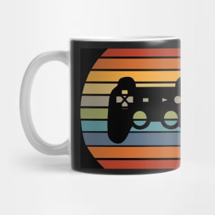 Video Game Mask for Gamer in Retro Colors Mug